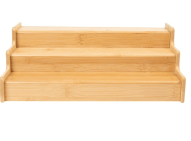 Better Homes & Gardens, Bamboo Organizers Expandable Spice Rack, 3-Tier, 12.91-22.4x7.67x4.4 in