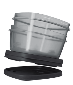 Rubbermaid Easy Find Lids Food Storage Containers with SilverShield Antimicrobial Product Protection, 46-Piece Set