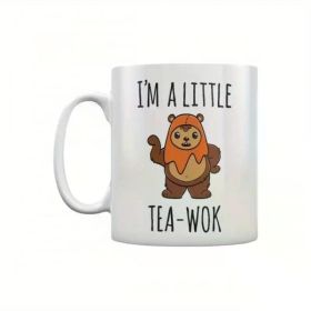 I`m A Little Tea-Wok White Mug Coffee Travel Mug, 1 Pc, 11 Oz White Ceramic Coffee Mug Coffee Cup, Funny Mug, Tea