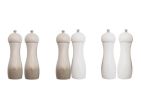 Seasoning Shakers, Salt and Pepper Grinder, Fine or Course Mill, Kitchen Spice Organizers - Set of 2