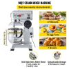 VEVOR Commercial Food Mixer, 10Qt Commercial Mixer with Timing Function