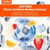 VEVOR Professional Blender with Shield, Commercial Countertop Blenders, 68 oz Jar Blender Combo, Stainless Steel 9 Speed & 5 Functions Blender