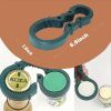 Automatic can opener + Bottle opener, hands-free can opener, easy to open any size can, smooth edges, portable and small, easy to use, battery powered