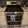 Old English Sheepdog Hippie Dawg Kitchen Towel Dish Cloths Guest Hand Towel Decorative Bathroom Towel for Face,Tea, Dishcloth, Kitchen and Bath
