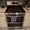 Rottweiler Hippie Dawg Kitchen Towel Dish Cloths Guest Hand Towel Decorative Bathroom Towel for Face,Tea, Dishcloth, Kitchen and Bath