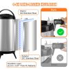 VEVOR Stainless Steel Insulated Beverage Dispenser, 2.4 Gallon 9.2 Liter, Thermal Hot and Cold Drink Server Dispenser with Spigot Handle