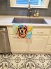 Dachshund Hippie Dawg Kitchen Towel Dish Cloths Guest Hand Towel Decorative Bathroom Towel for Face,Tea, Dishcloth, Kitchen and Bath