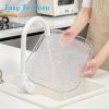 1pc, Rectangle Lazy Susan Organizer For Refrigerator, Turntable Organizer For Refrigerator, Countertop Condiment Storage Rack, For Kitchen, Pantry