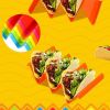 Cooking Utensils Colorful Taco Holder Stand Set