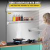 VEVOR Range Backsplash with Shelf 36 x 30.7 Inch Range Hood Wall Shield