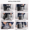 98275308 (JH3028) 800W multi-functional electric juicer juice 0.8L, household centrifugal juice without BPA 1.5 L slag cup