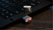 Keychain Silver Design MicroSD Card Reader for Steady Data Transfer woks for Mac & PC