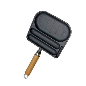 Household Cast Iron Roasting Sausage Skillet for Breakfast (type: Style C, Color: As pic show)