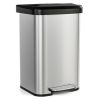 13.2 Gallon Step Trash Can with Soft Close Lid and Deodorizer Compartment
