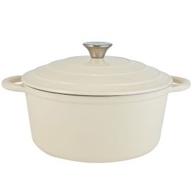 Cast iron soup pot 1 gradient color 26cm (Color: WH,1pcs, size: WH,1pcs)