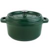 Cast iron soup pot 3 gradient color 28cm
