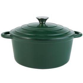 Cast iron soup pot 1 gradient color 26cm (Color: GN,1pcs, size: GN,1pcs)