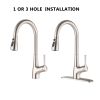 Single Handle Pull Down Kitchen Sink Faucet