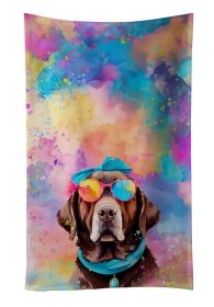 Chocolate Labrador Hippie Dawg Kitchen Towel Dish Cloths Guest Hand Towel Decorative Bathroom Towel for Face,Tea, Dishcloth, Kitchen and Bath (Default: Default)