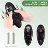 One-click automatic electric can opener + Manual Cork opener set, electric can opener for arthritis and the elderly - easy to use, smooth edges