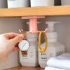 2pcs Under Cabinet Kitchen Utensil Hooks, 360° Rotating Drilling Free Hanging Rack