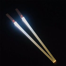 Lightsaber Chopsticks Light Up - LED Glowing Light Saber Star Wars Chop Sticks - Reusable Sushi Lightup Sabers Chopstick Set Of 1 Blue Pair (type: 2 pair, Color: White)