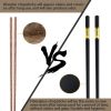 12 Pairs Fiberglass Chopsticks - Reusable Chopsticks Dishwasher Safe, Chinese Japanese Korean Chop sticks, Non-Slip, 9 1/2 inches