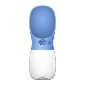 Pet Water Cup Outdoor Portable Water Bottle (style: 350ML, Color: Sea Blue)