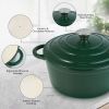 Cast iron soup pot 1 gradient color 26cm