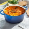 Cast iron soup pot 1 gradient color 26cm